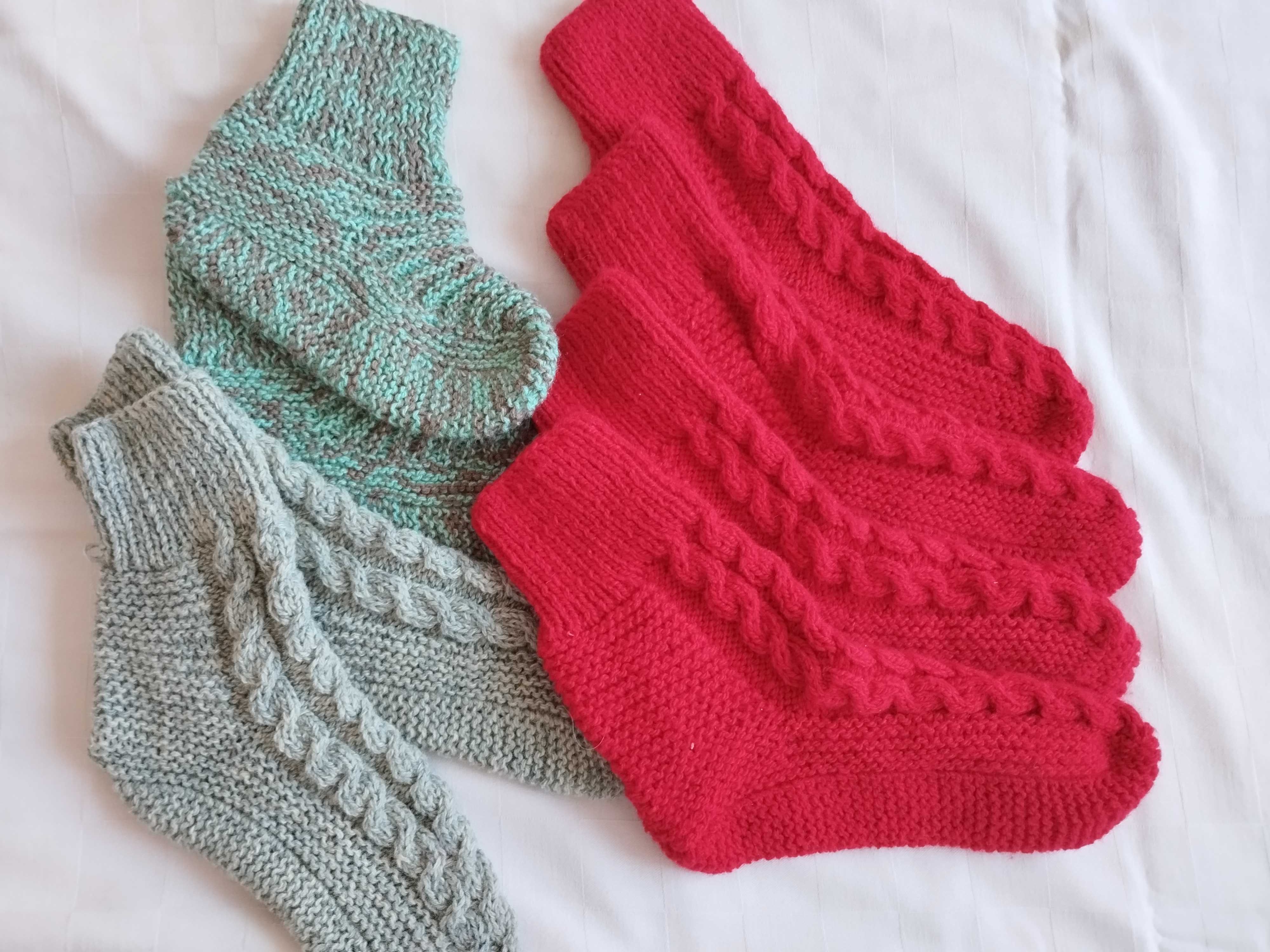 ръчно плетени чорапи  и терлици различни номера