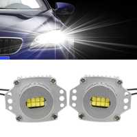 Set becuri led marker angel eyes xenon 80W 40W Bmw e90 e91 sedan nfl