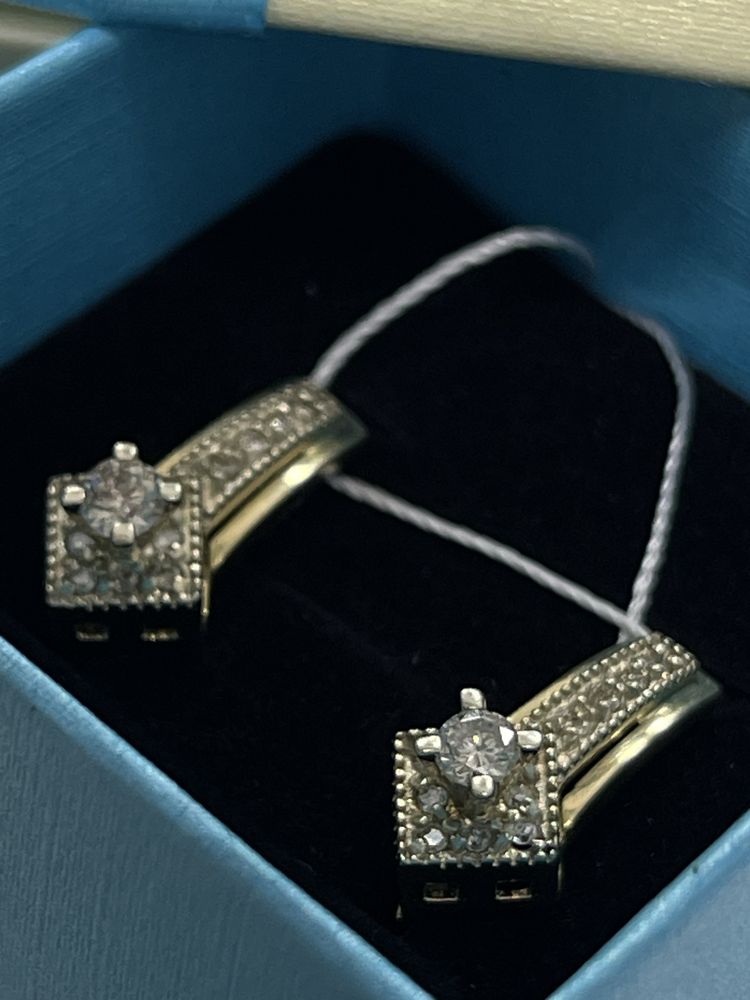 Серьги с бриллиантами