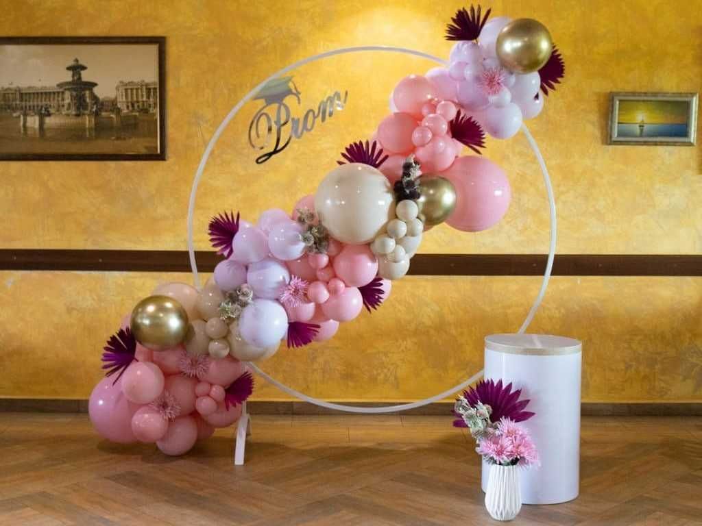 Кръгла стойка, арка за балони под наем