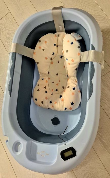 Livrare in Galati Cadita Pliabila cu Perna de Baie Hipoalergenica