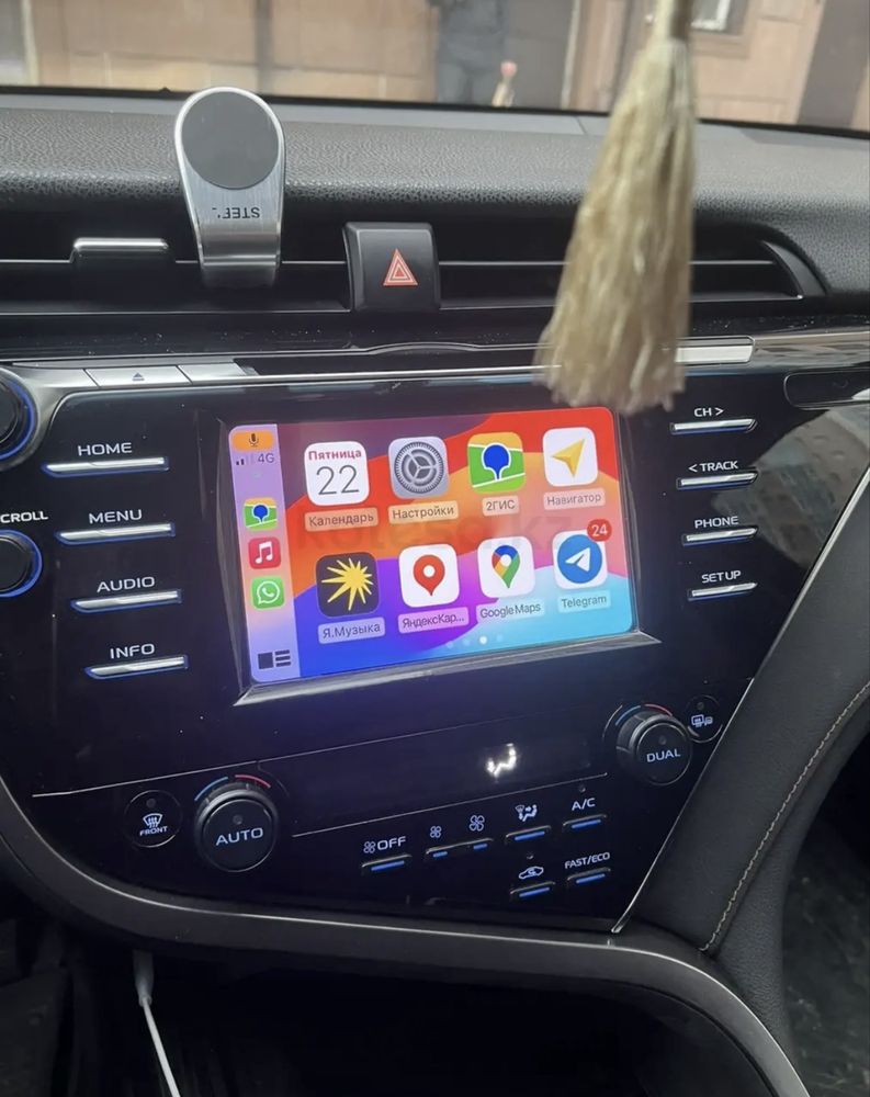 Установка Carplay camry 70