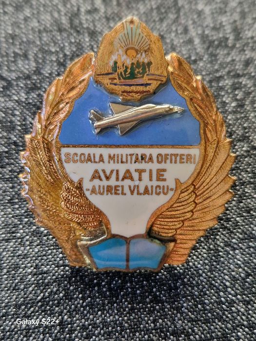 Военен Нагръден Знак Кадет ВВС Румъния Комунист