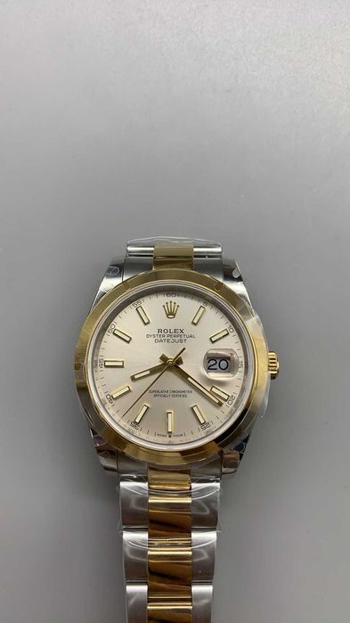 Rolex datejust 41mm двуцветен smooth