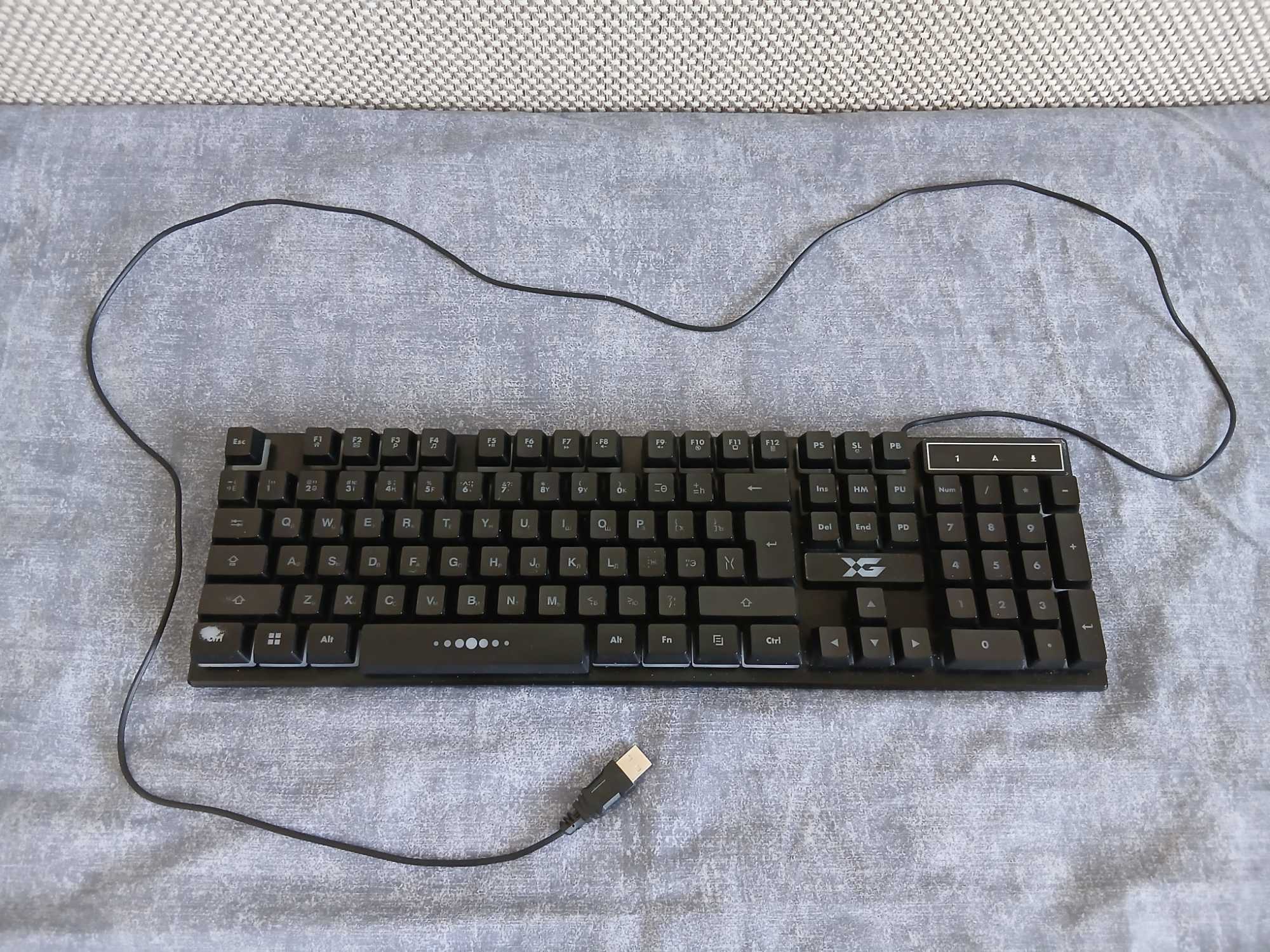 Продам игровую клавиатуру X-Game модель XK-200UB с подсветкой