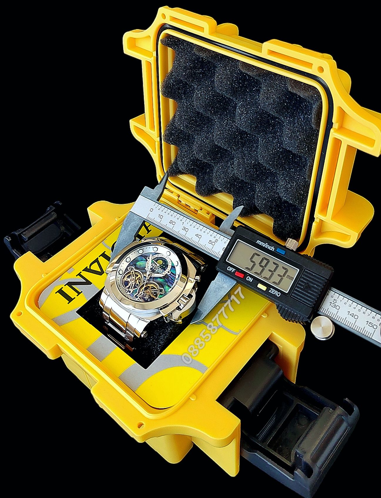 часовник INVICTA Reserve Man automatic с лунна фаза 59 мм, Инвикта нов