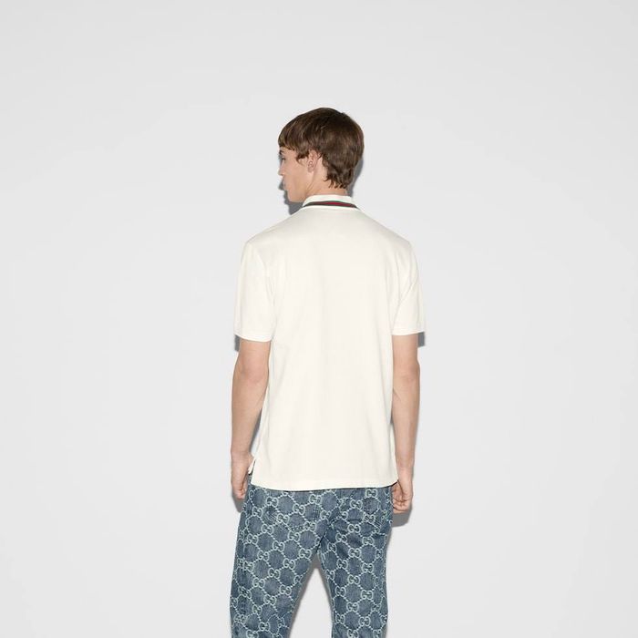 Мъжка тениска с яка Gucci