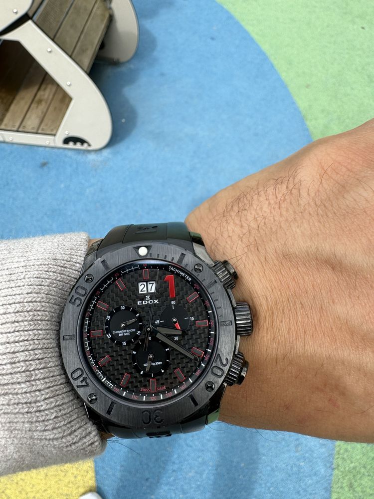 Мъжки часовник EDOX Limeted Class 1 Carbon