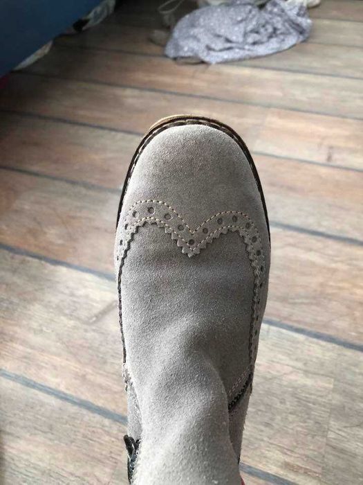 боти от естествен велур Tamaris