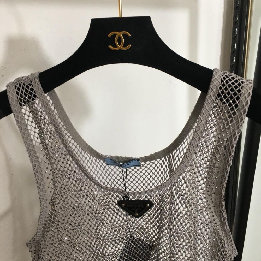 Prada дамски топ crop top S,M