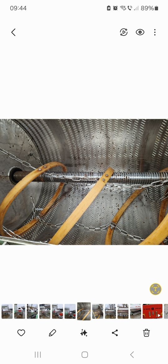 Presă de struguri Wottle Inox 1.500 litri