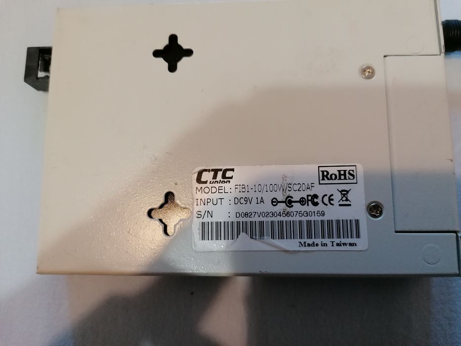 Convertor internet fibra optica