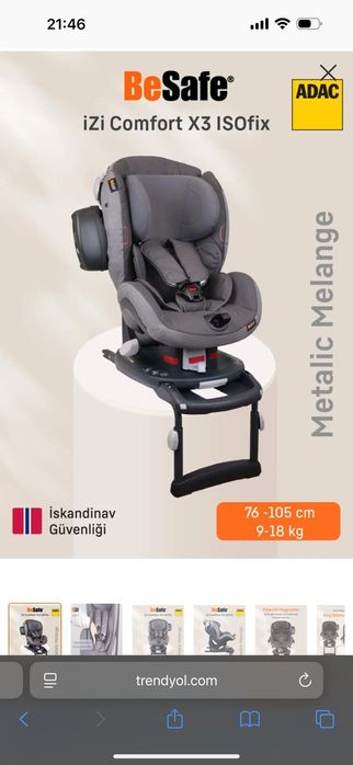 Be Safe İzi Comfort X3 ISOfix
