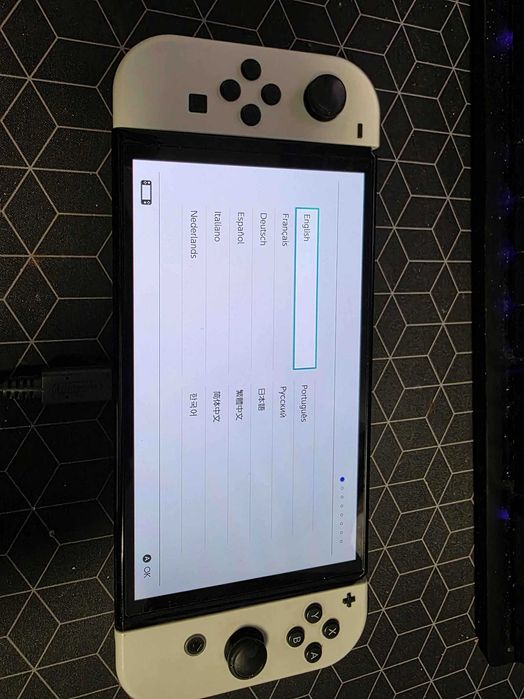 Switch OLED Alb + Accesorii fara cutie originala