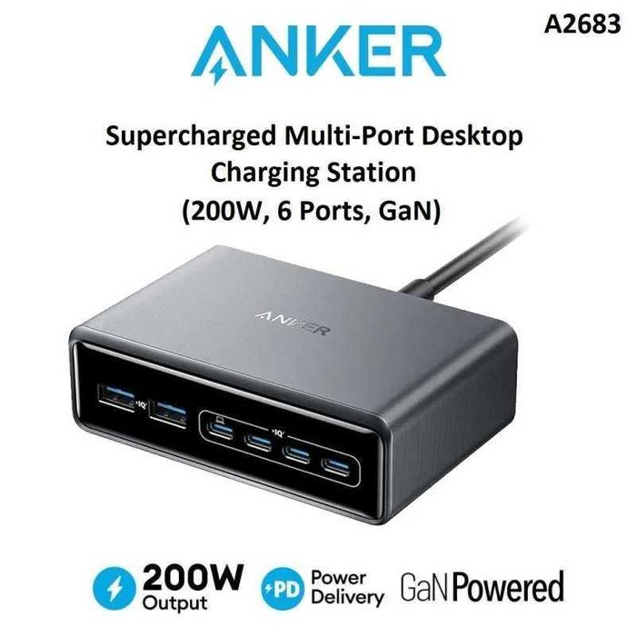 Anker Prime 200w — Мощная зарядная станция. Есть доставка