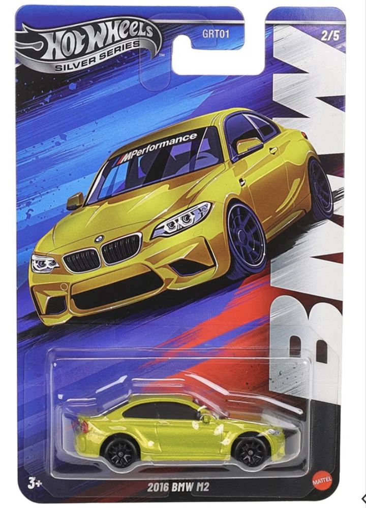 Hot wheels silver series bmw set