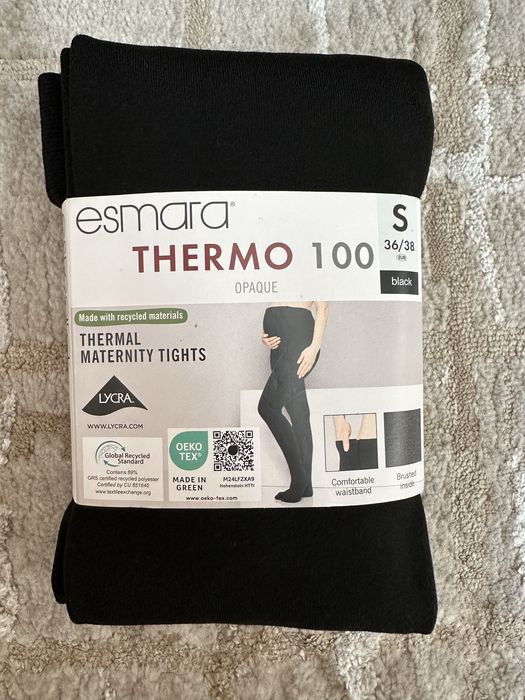 Ciorapi dres gravide Maternity Thermo Esmara 100 DEN
