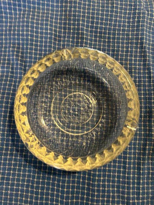 Стъклен пепелник, винтидж