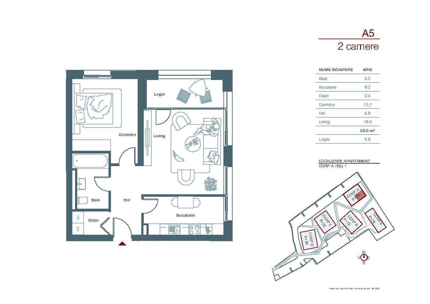 Ultima sansa TVA de 9 la suta la Apartament, vis, zona Gara de Est
