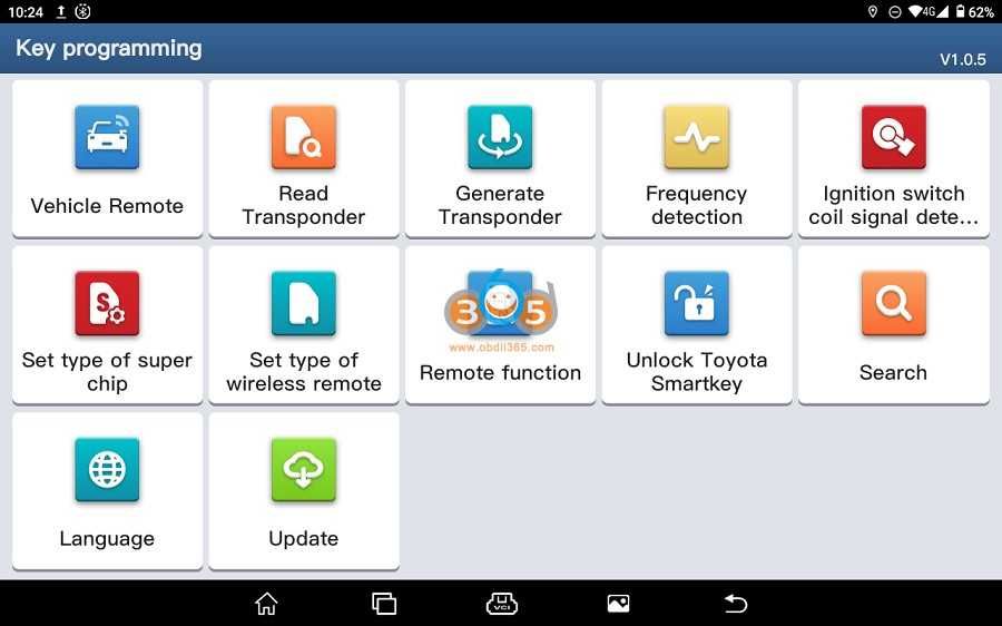 Programator cheie auto Launch X431 cu 4 telecomenzi și 1 Super Chip