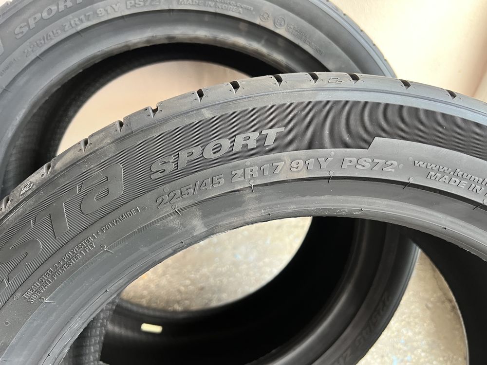 Чисто нови гуми Kumho 4бр. 225/45/17