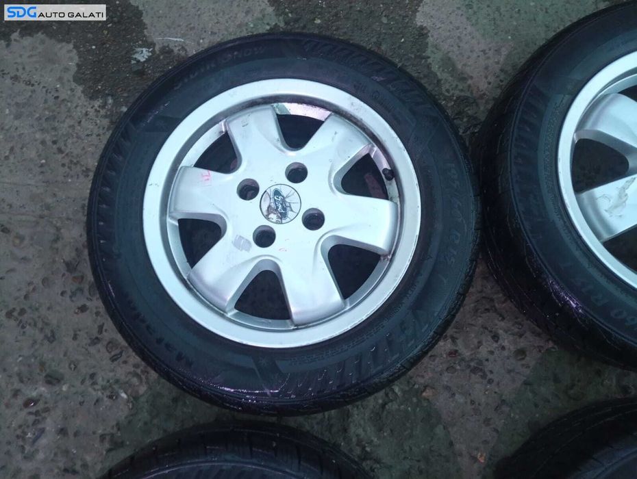 Set 4 Roti Jante Aliaj FARA Cauciucuri 6Jx15H2 ET52.5 195 60 R15  Ford Fusion 2002 - 2012 Cod 1S4J-BA [M7216]