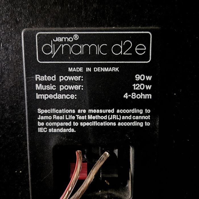 Jamo Dynamic D2E – Made in Denmark / 3-лентови Hi-Fi колони