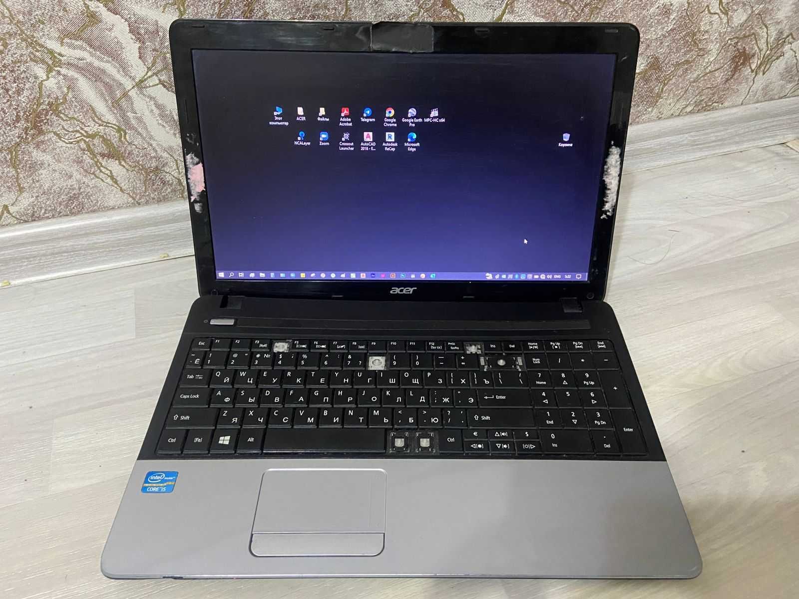 ноутбук ACER i5 озу-4gb 710m-2gb SSD-120 HDD-1000