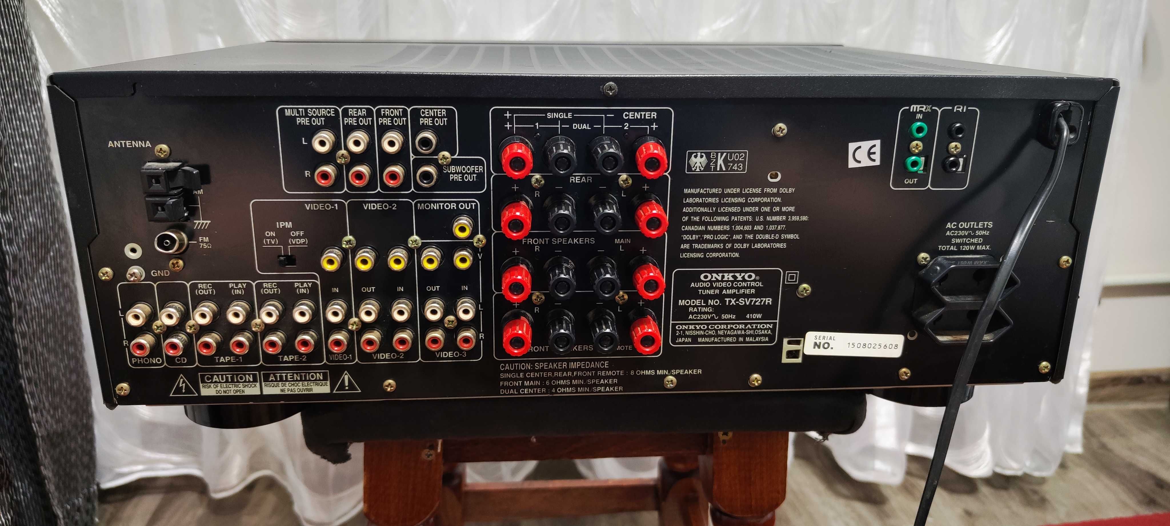 Amplificator Audio Onkyo TX-SV727R Statie Audio Amplituner Audio