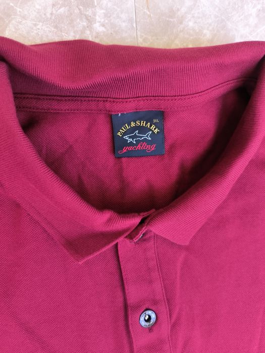 Тениска с яка и копчета Paul&Shark 3XL