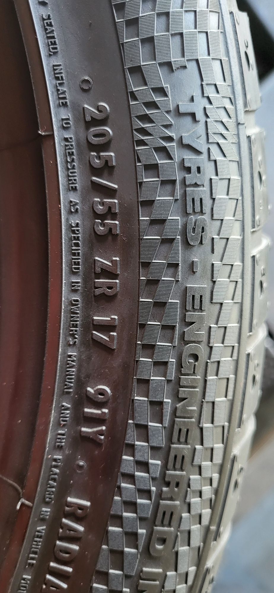 4 anvelope 205 55 17 continental sp contact 2 noi