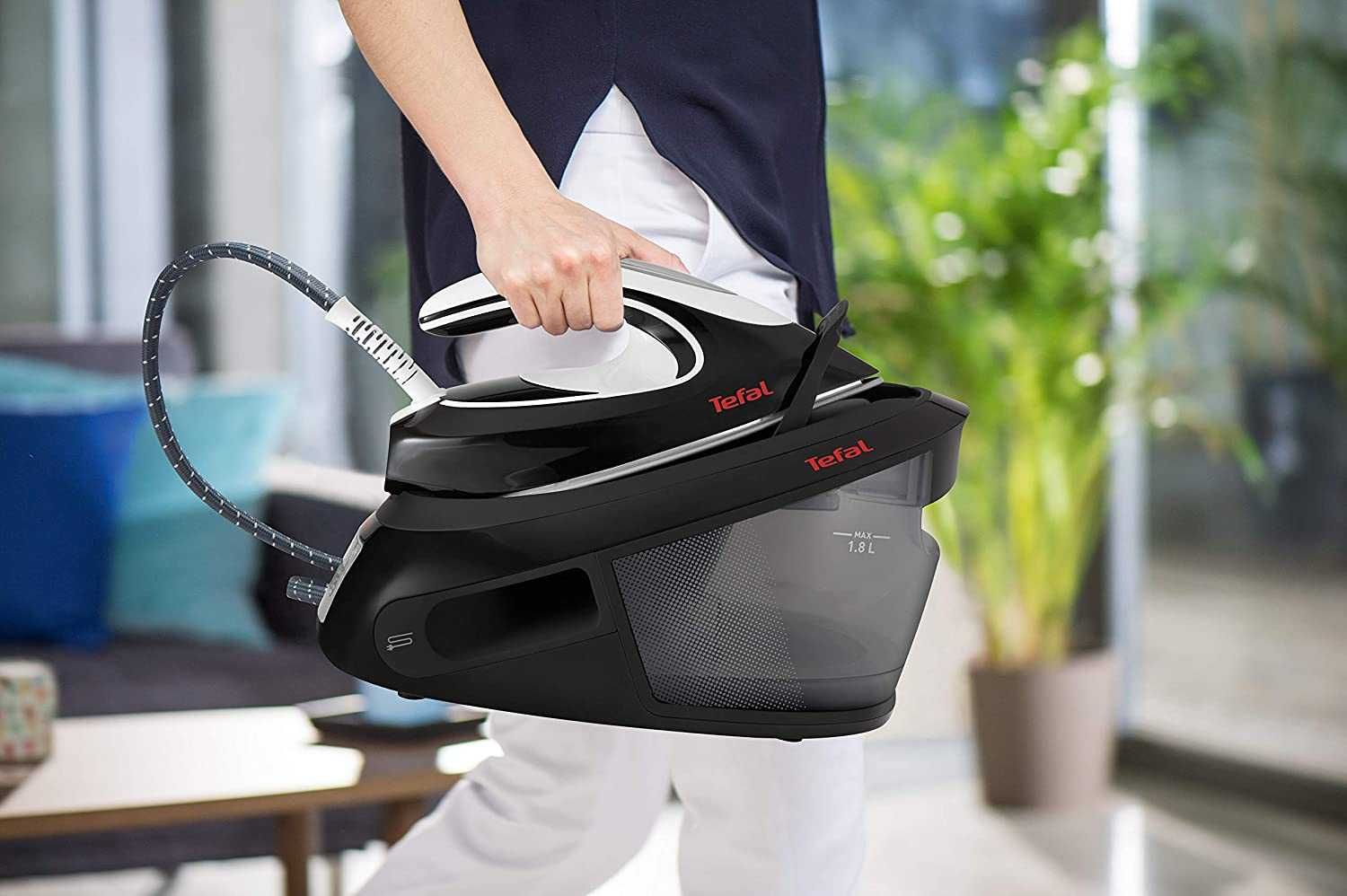 ПРОМО Нов Мощен Парогенетатор Ютия TEFAL Express SV8055 с Гаранция