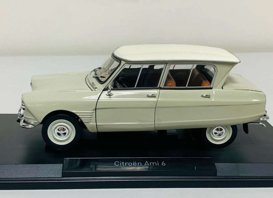 Citroën Ami 6 1965 Pavos White 1/18 Norev