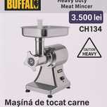 Mașină de tocat carne profesională Buffalo, inox, heavy duty