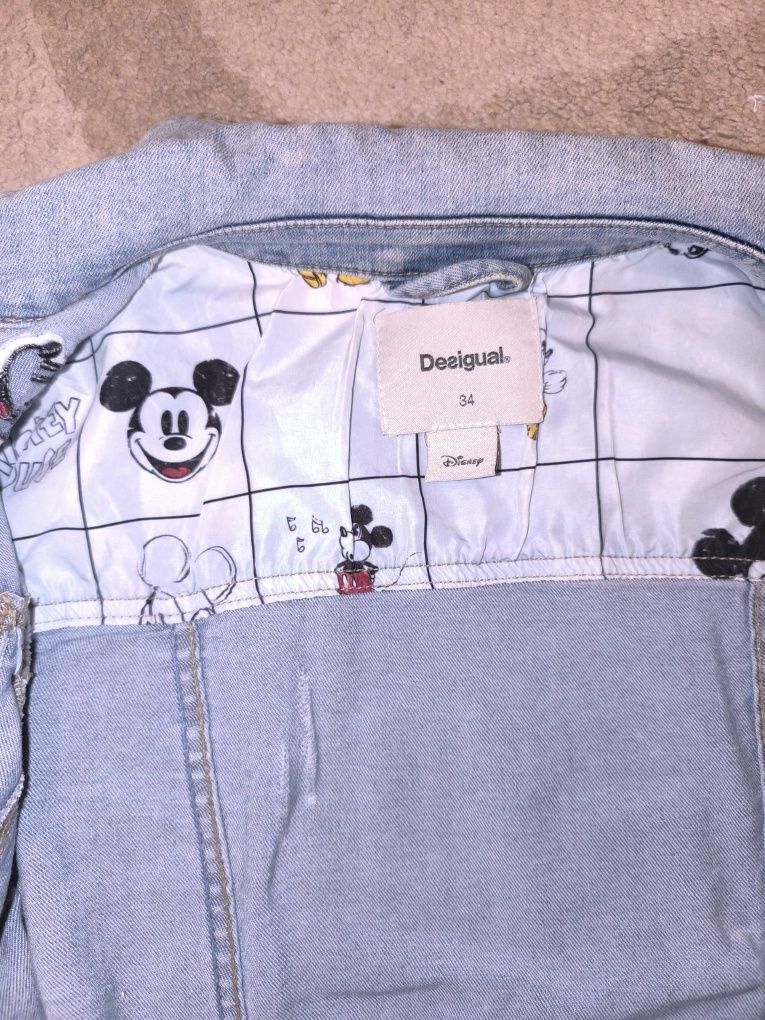 Desigual дънково яке Мики Маус ХС размер