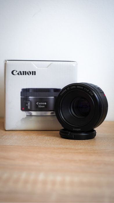 Obiectiv foto Canon EF 50 mm 1.8 STM
