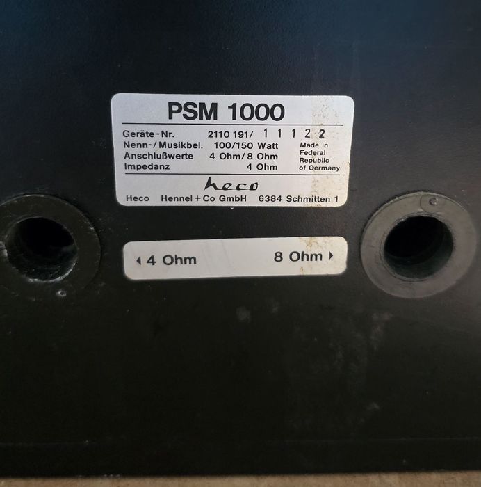 Boxe heco psm 1000