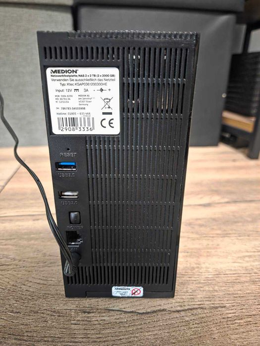 Nas server MEDION LIFE 2 x 2 TB Dual Bay