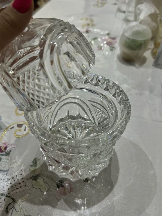 Конфетница СССРская настоящий хрусталь