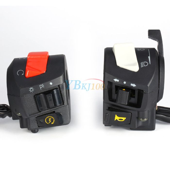 Comenzi ghidon cu soc manual bloc lumini moto atv