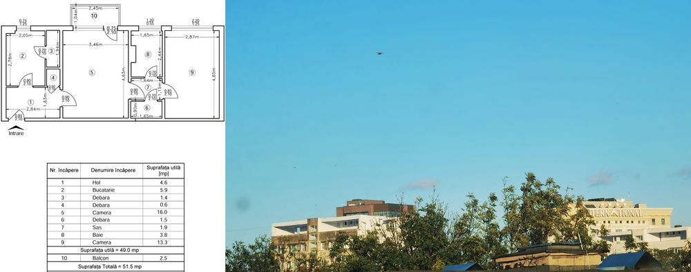 Apartament 2 camere, etaj 4/4, cartier Cantemir - FĂRĂ RISC Seismic
