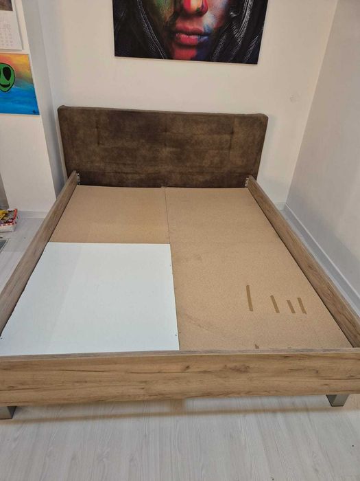 Pat dormitor dublu 1600x2000 transport gratuit