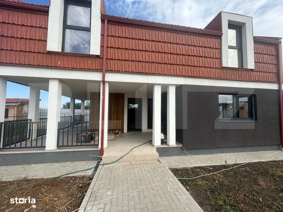 Casa individuala 4 camere, intabulata,  incalzire cu pompa de caldura,