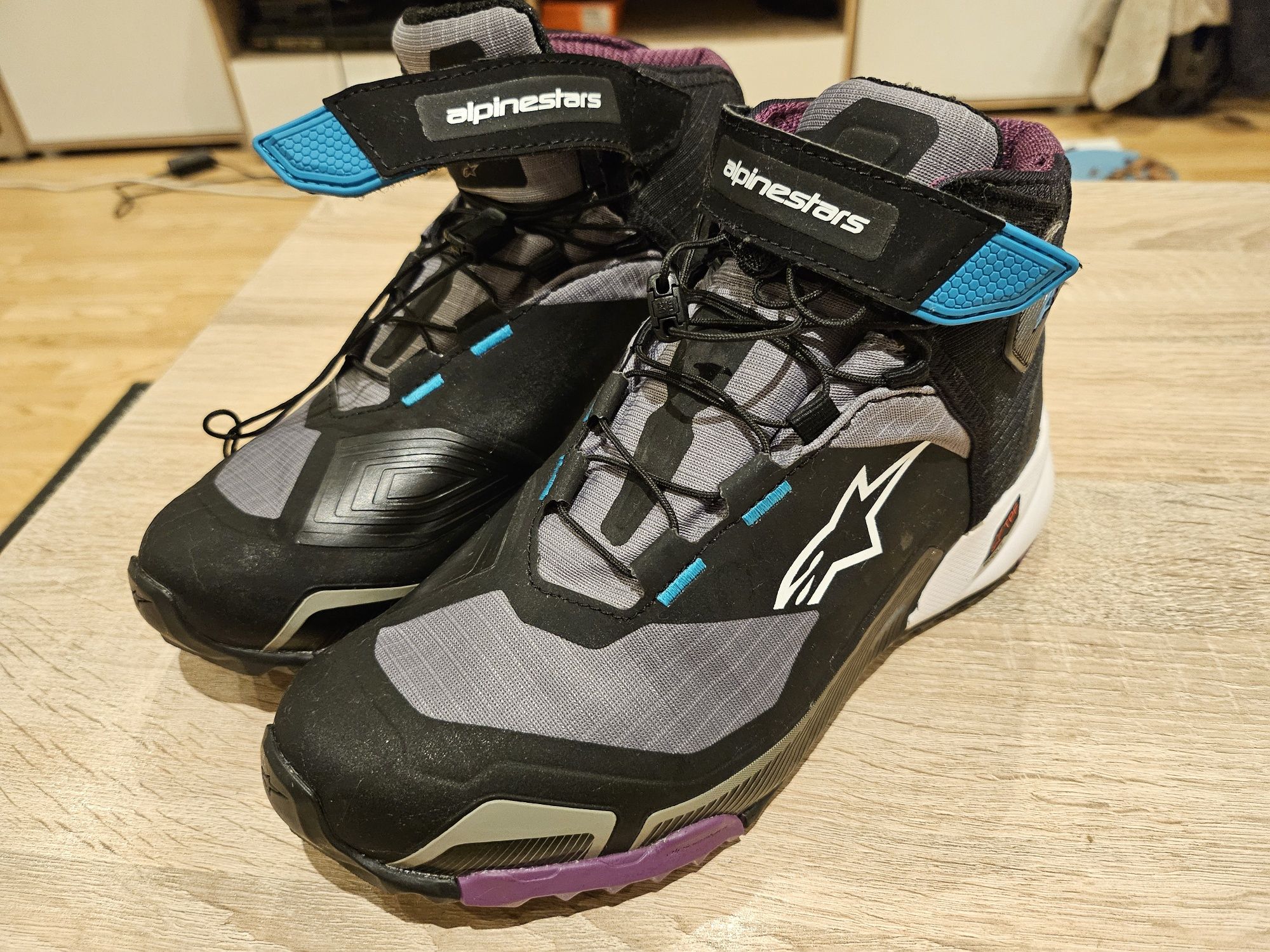 Alpinestars STELLA CR-X Drystar LADY black / grey / Plum teal