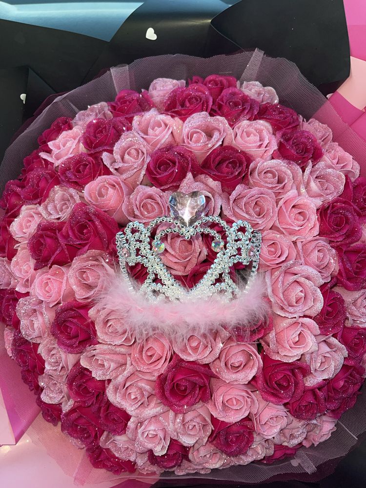 Buchet flori de sapun