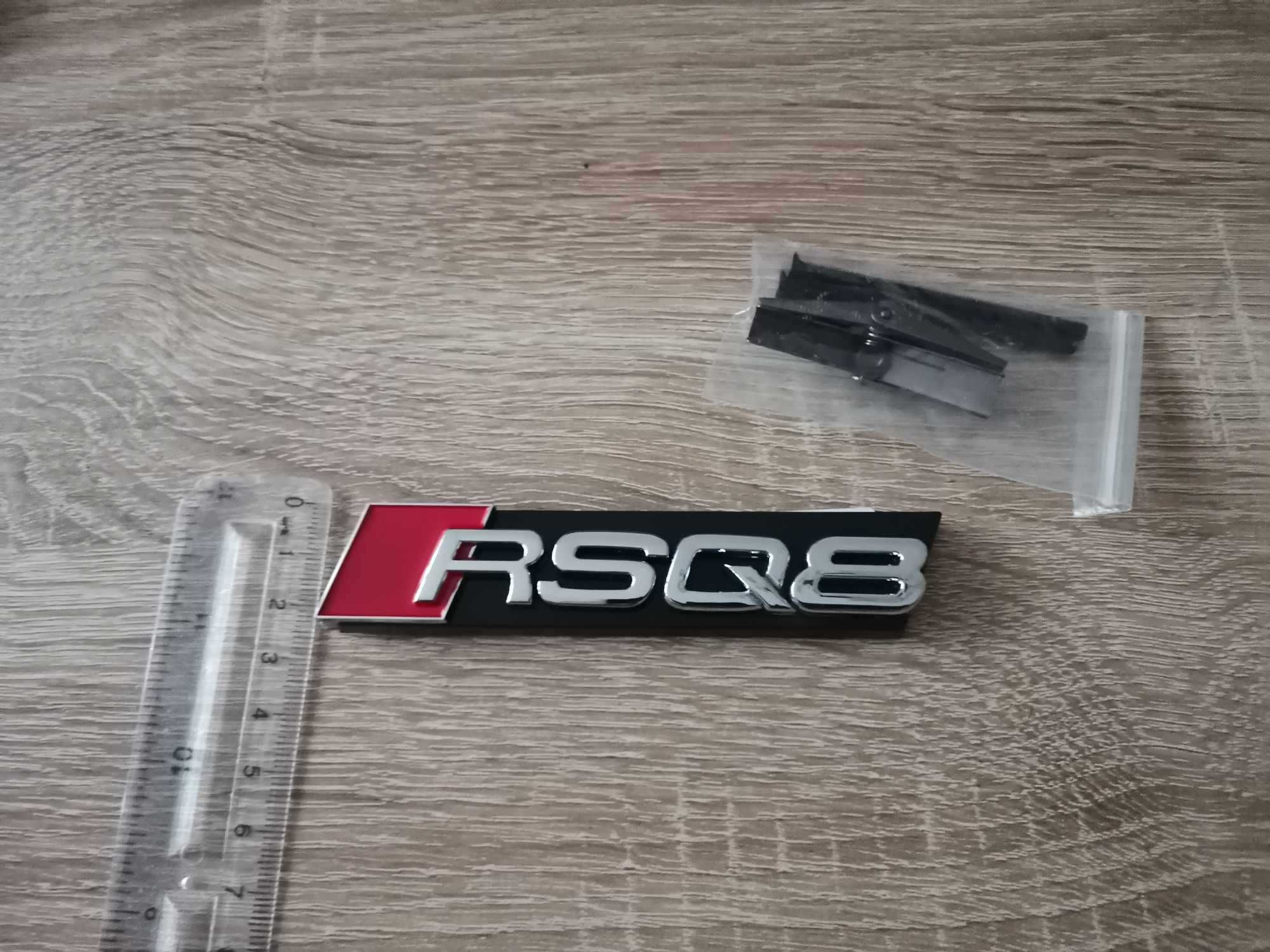 Предна решетка сребриста емблема Audi Ауди RSQ8