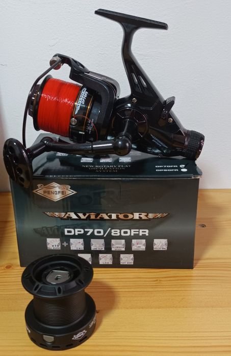 Set 4 Mulinete AVIATOR DP70 10+1 Rulmenti cu BaitRunner Echipate cu Fi