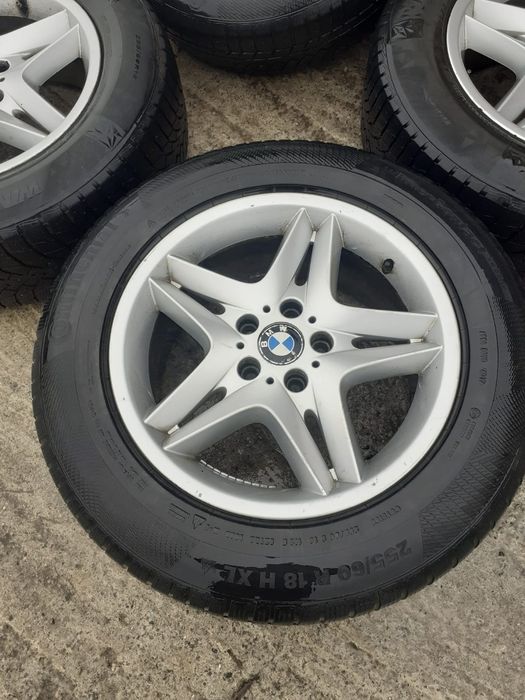 Jante originale BMW X5/X6 R18/255/60 5×120 cu anvelope.