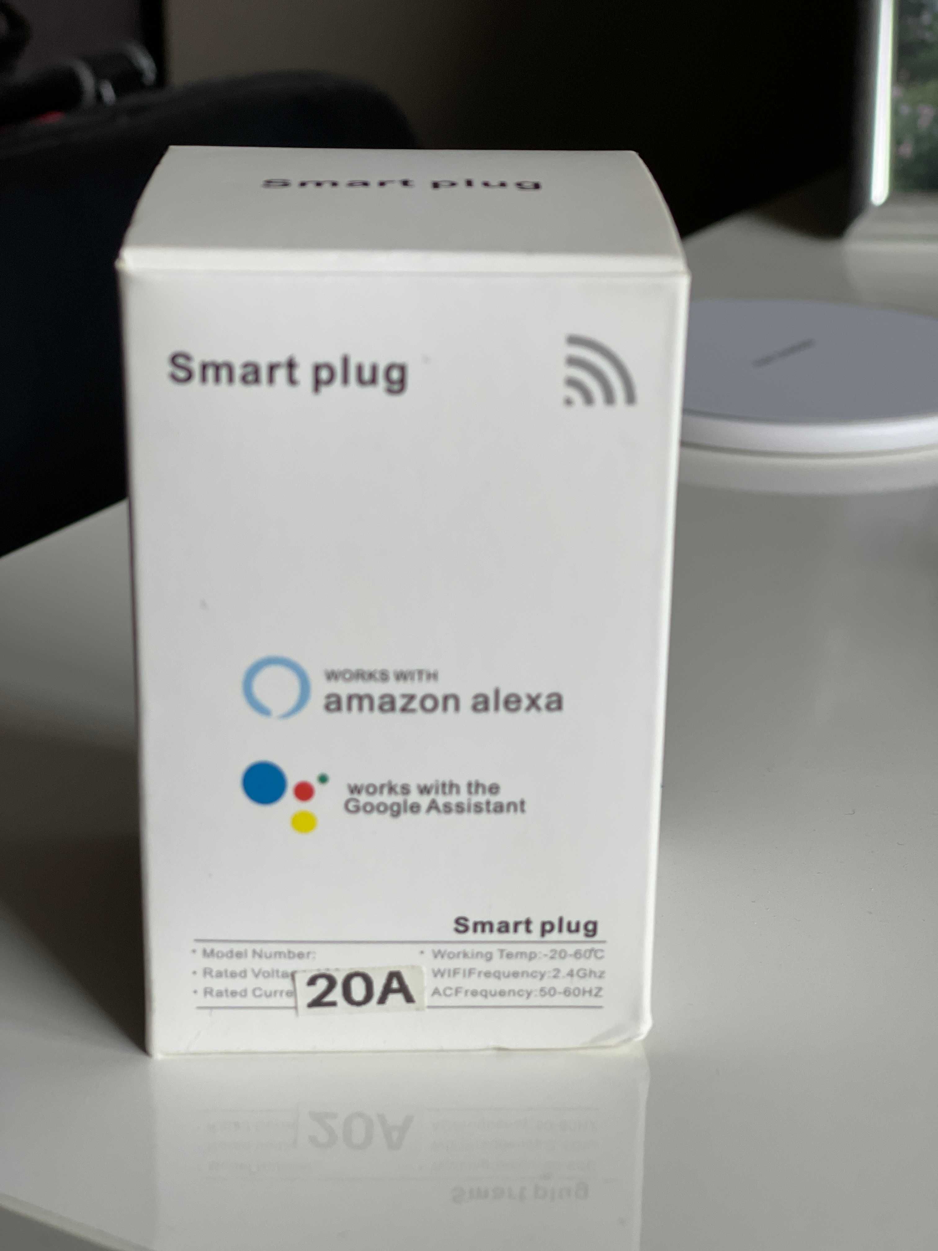 Смарт контакт Smart plug 20A WiFi