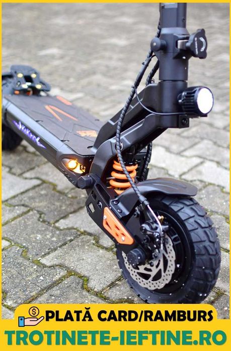 Putere Dubla: Trotineta Electrica KuKirin G2 MASTER, 2 Motoare